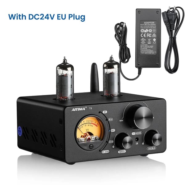 HeiFi-putkivahvistin, 100W teho, kaksikanavainen stereo, Bluetooth 5.0 -yhteys,T9 Putkivahvistin EU
