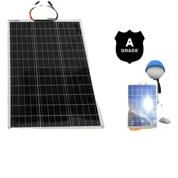 Solpanel, 18V, 810 x 515 x 3 mm, Polypropylen-PP, 2222 gram, CE-certificeret