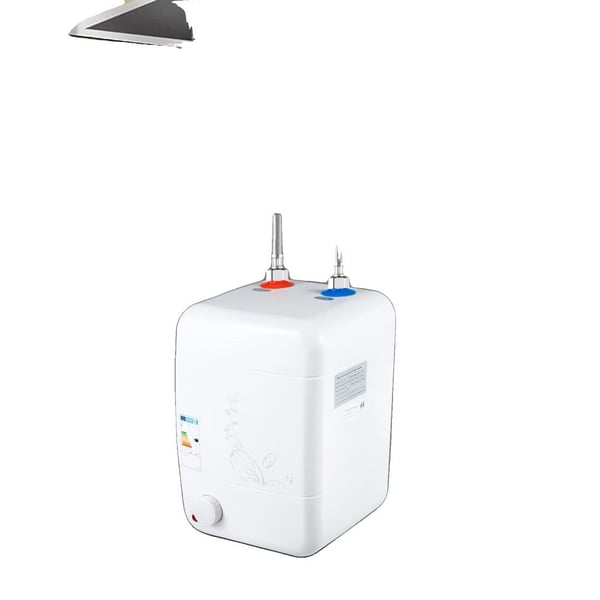 Varmtvandsbeholder, kompakt design til under vasken, 1500W effekt,HVID