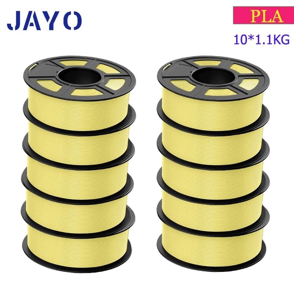 3D-printer filament, 1,75 mm diameter, miljøvenligt materiale,PLA 10Lemon Gul