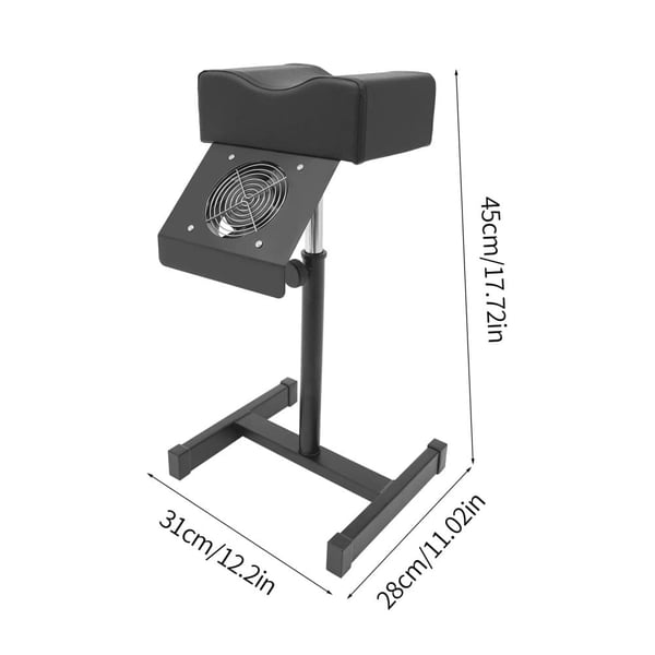 Pedikyyri Tuoli, Ergonominen Tyyny, Säädettävä Korkeus,musta