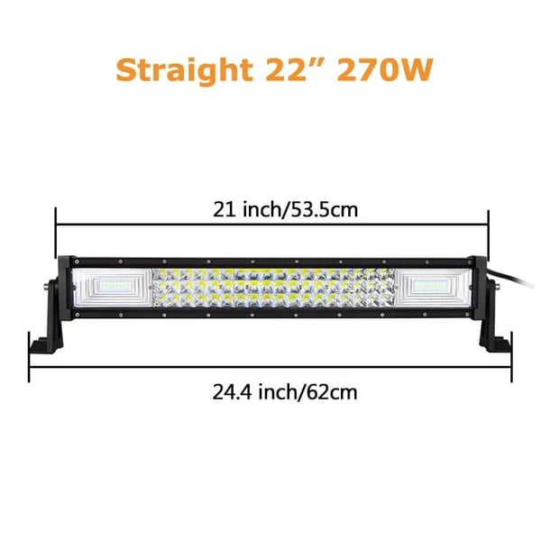 LED-valopalkki, yhdistelmäsäde, 12V 24V