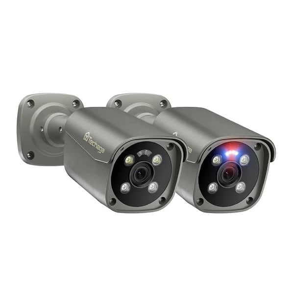 POE Kamera, Nattesyn, IR afstand 15m, Fjernadgang,2PCS 5MP POE KAMERA
