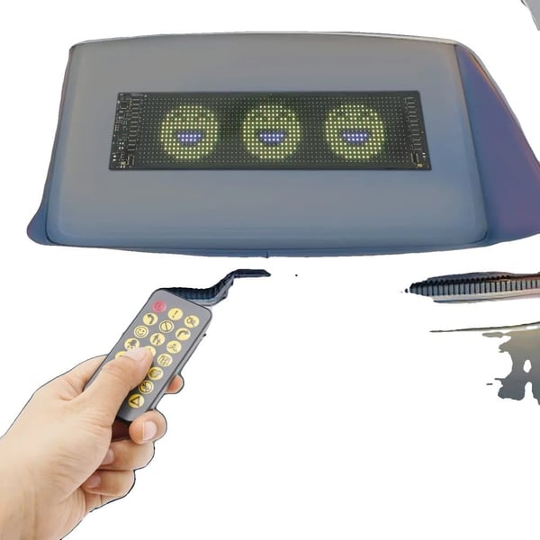 LED-skärm, tunn design, vattentät IP65