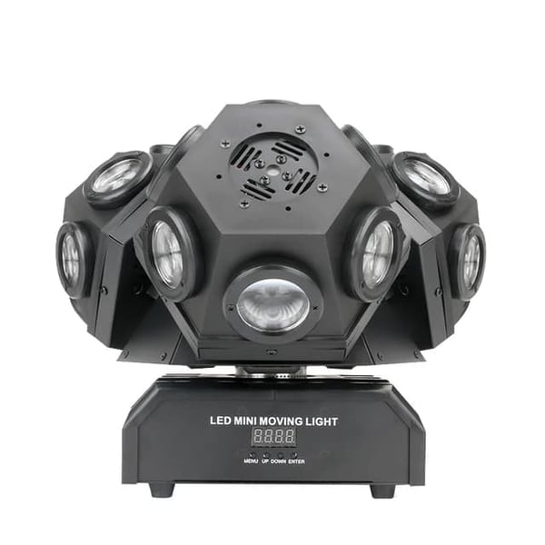 LED Beam Moving Head Lys, RGBW 4i1, RGB Laser Scenebelysning, Beam Laser
