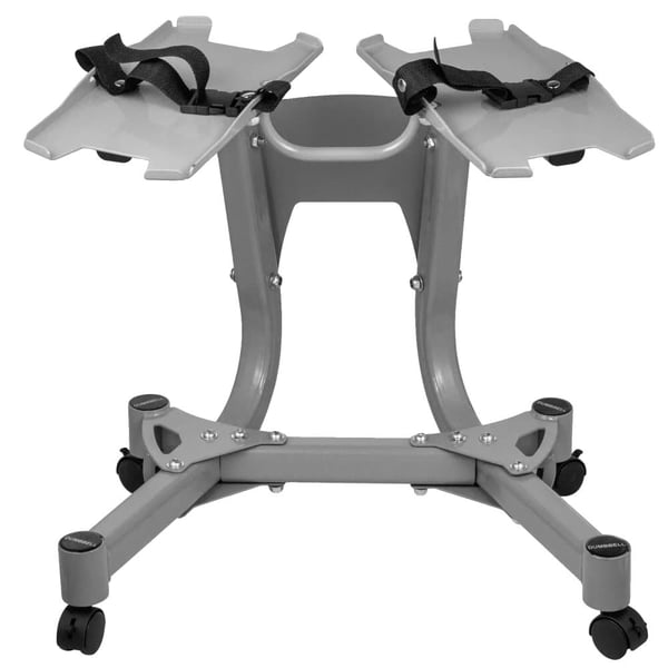 Hantelstand, justerbart design, understøtter 100 kg, ergonomisk design, indbygget håndklædeholder, nem mobilitet