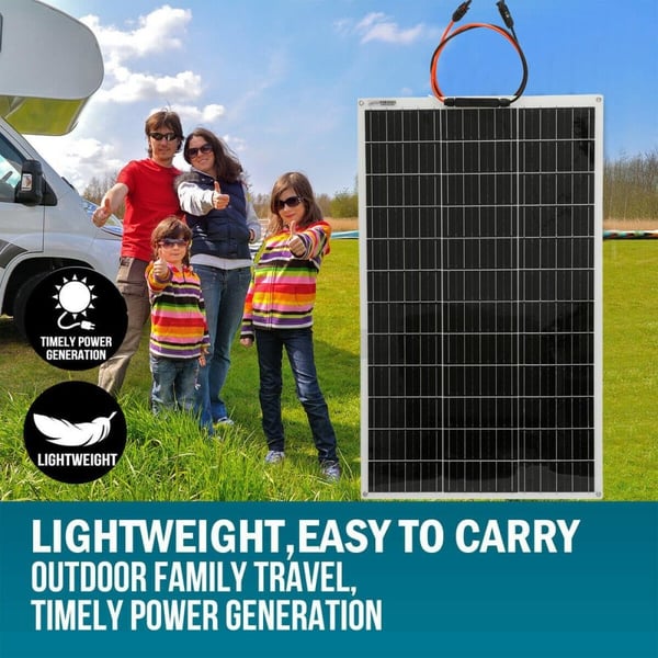 Solpanel, 18V, 810 x 515 x 3 mm, Polypropylen-PP, 2222 gram, CE-certificeret