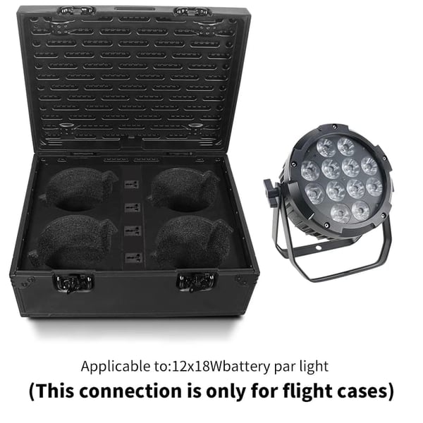 Flight Case, Holdbart Plastik, DMX Scene Lys Kompatibel,Plastik flyttekasse-c, EU stik