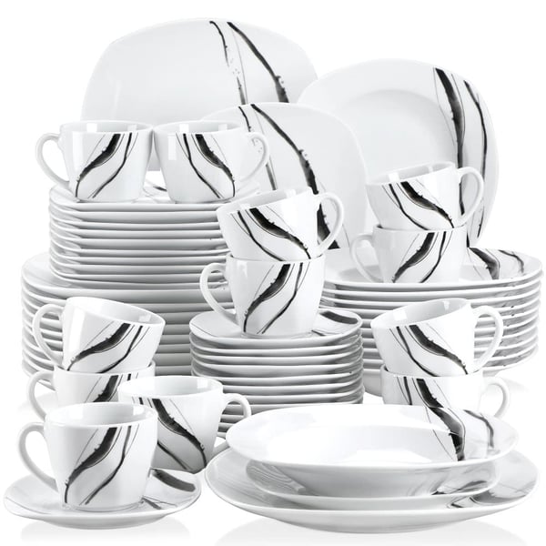 Porcelænsservice, Miljøvenligt Materiale, Vestlig Stil,60-DEL