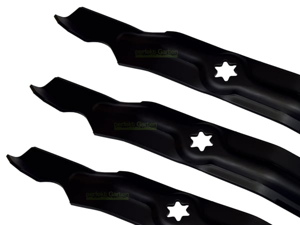 3 X 45 CM plæneklipper kniv til Cub Cadet CC GT RZT 1225 1224 1223 50 KHP / 742-04053