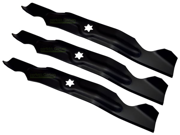 3 X 45 CM gräsklippare kniv för Cub Cadet CC GT RZT 1225 1224 1223 50 KHP / 742-04053