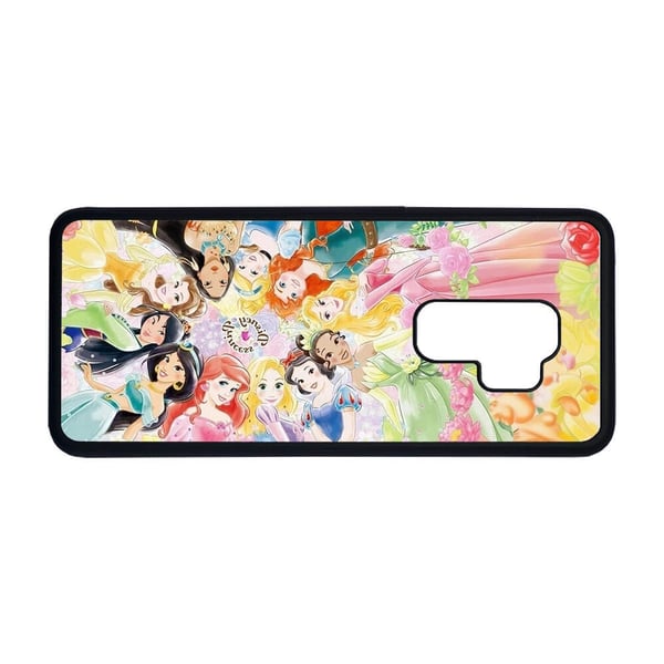 Til Samsung Galaxy S9+: Disney Princess, mobildeksel med unikt motiv, beskyttende cover
