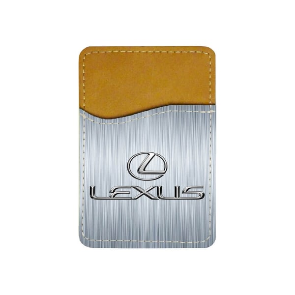 Selvklæbende kortholder til mobil (Universel): Lexus, kortlomme med levende og unikt design til telefonen