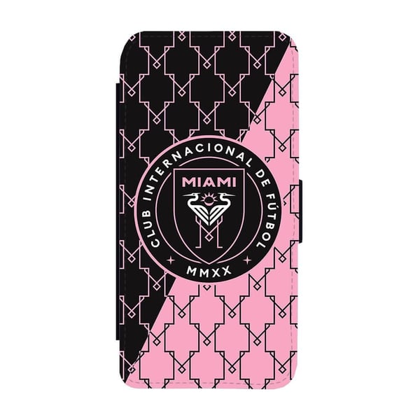 Til Samsung Galaxy S9: Inter Miami CF , flip-cover med unikt motiv, mobilcover med standerfunktion