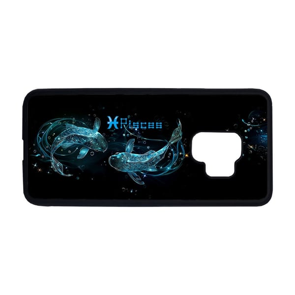Til Samsung Galaxy S9: Stjernetegn Fiskene, mobildeksel med unikt motiv, beskyttende cover