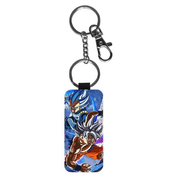 Nyckelring: Dragon Ball Super Saiyan Goku Vegeta, stilrent hängsmycke med livfull och unikt design