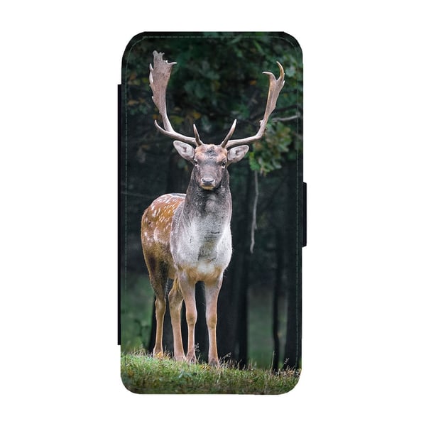 Fallow Deer, flipdeksel med unikt motiv, mobiletui med stativfunksjon Til Samsung Galaxy S9
