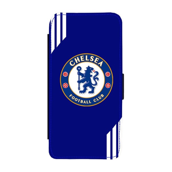 Til Samsung Galaxy S8+: Chelsea, flipdeksel med unikt motiv, mobiletui med stativfunksjon