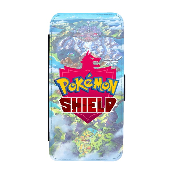 Til Samsung Galaxy S8: Pokemon Shield, flipdeksel med unikt motiv, mobiletui med stativfunksjon