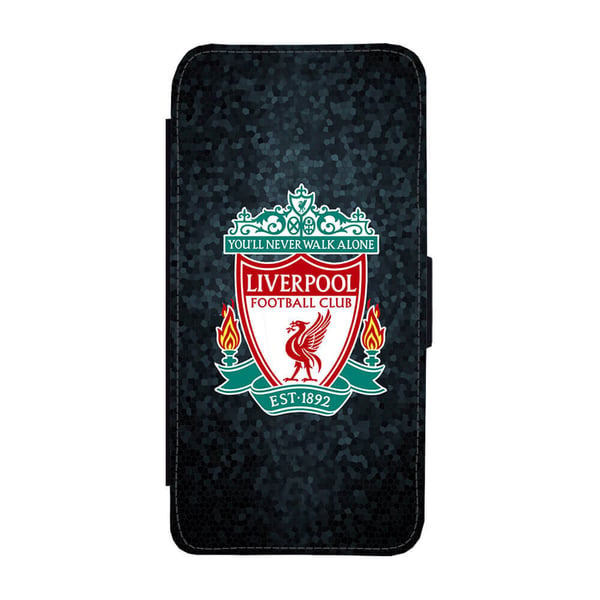 Til Samsung Galaxy S8: Liverpool, flipdeksel med unikt motiv, mobiletui med stativfunksjon