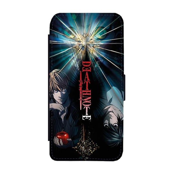 Til Samsung Galaxy S9: Manga Death Note, flipdeksel med unikt motiv, mobiletui med stativfunksjon