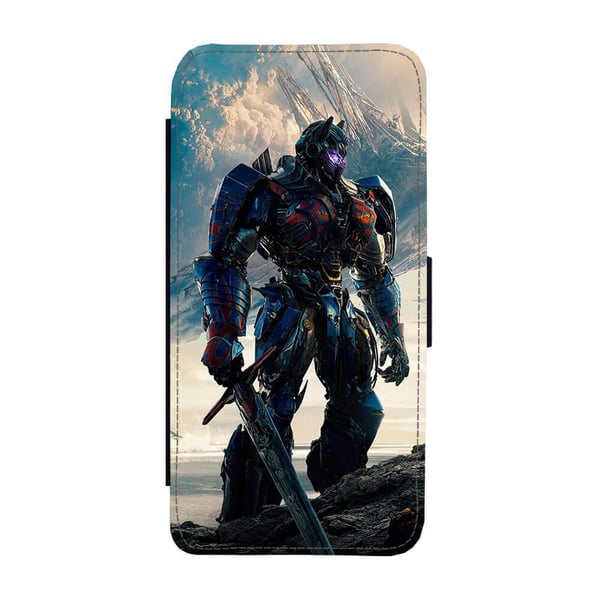 Til Samsung Galaxy S8+: Transformers Optimus Prime, flipdeksel med unikt motiv, mobiletui med stativfunksjon