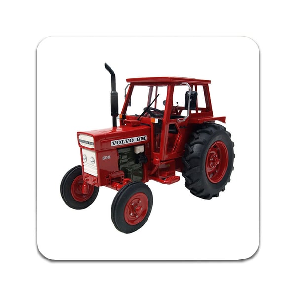 Glassunderlag (2-pakning): Volvo Traktor, stilrene underlag med unike og livlige motiver Glassunderlag (2-pakning): Volvo Traktor, stilrene underlag med unike og livlige motiver