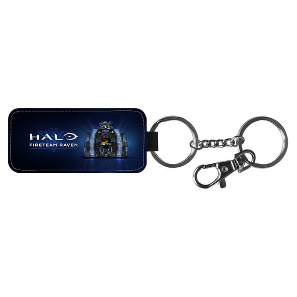 Avaimenperä: Halo Fireteam Raven, tyylikäs riipus, jossa on eloisa ja uniikki kuvio