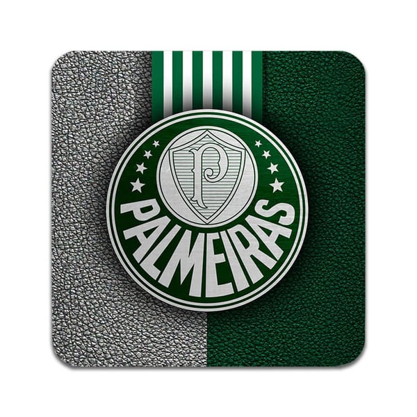Glassunderlag (2-pakning): Palmeiras, stilrene underlag med unike og livlige motiver