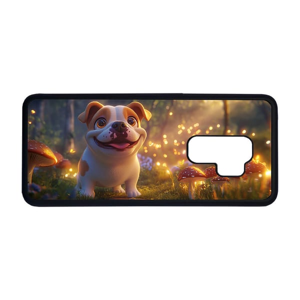 Sød Tegneserie Engelsk Bulldog Samsung Galaxy S9+ Mobilcover - Etui