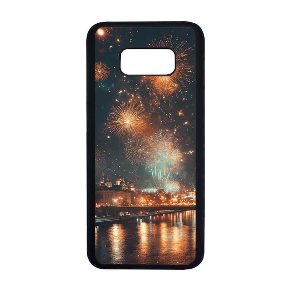 Til Samsung Galaxy S8+: Nytt År, mobildeksel med unikt motiv, beskyttende cover