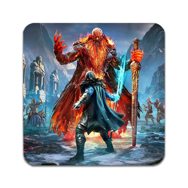 Glassunderlag (2-pakning): Spel Assassin's Creed, stilrene underlag med unike og livlige motiver