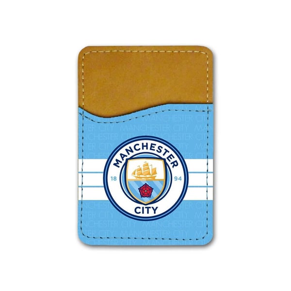 Selvklebende kortholder til mobil (Universell): Manchester City 2016 Logo, kortlomme med levende og unikt design til telefonen