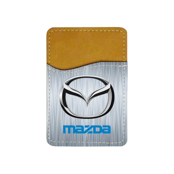 Selvklebende kortholder til mobil (Universell): Mazda, kortlomme med levende og unikt design til telefonen