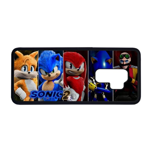 Til Samsung Galaxy S9+: Sonic the Hedgehog 2, mobildeksel med unikt motiv, beskyttende cover