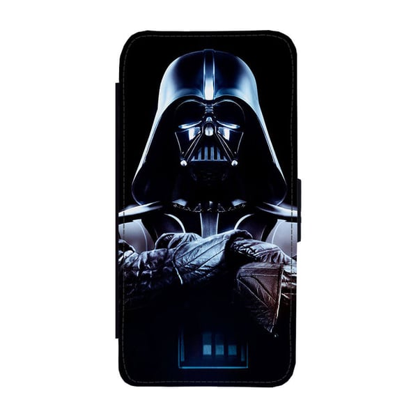 Til Samsung Galaxy S8: Darth Vader, flipdeksel med unikt motiv, mobiletui med stativfunksjon