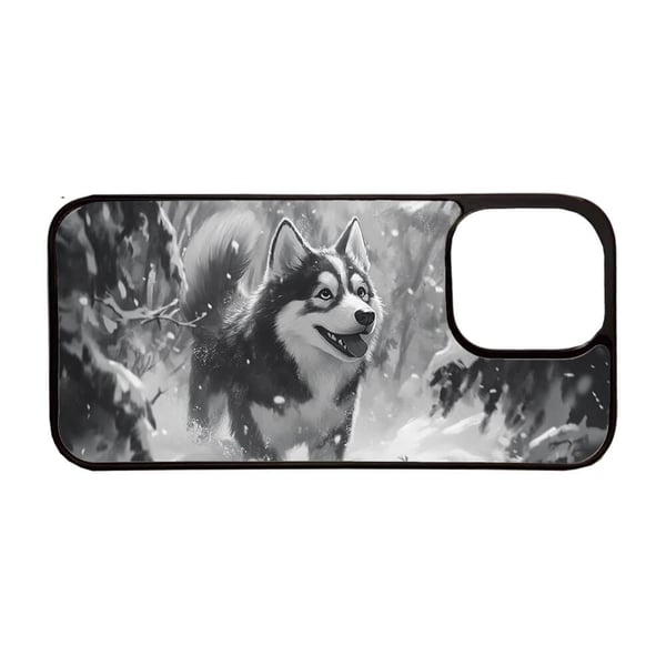 Lasten Sarjakuva Siperianhusky Koira iPhone 12 Pro Max Matkapuhelimen Kansi