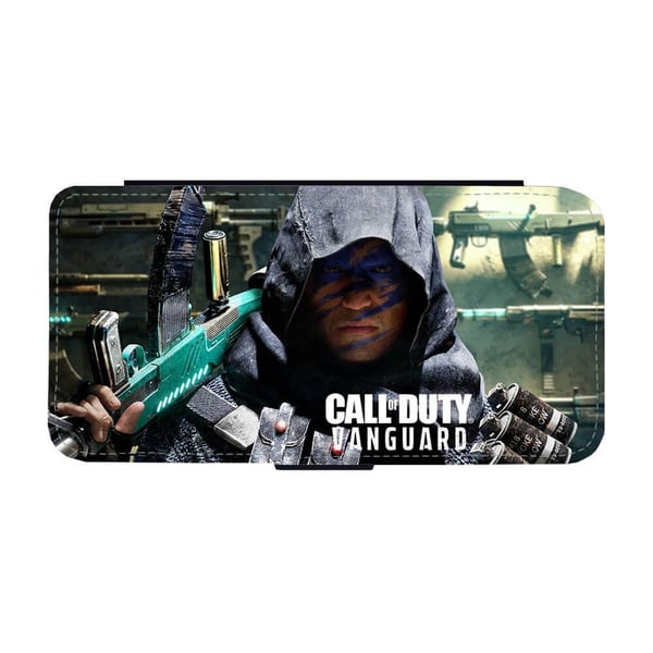 Til Samsung Galaxy S8: Call of Duty Vanguard, flipdeksel med unikt motiv, mobiletui med stativfunksjon