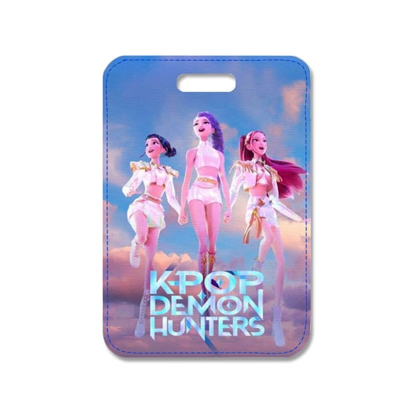 Veskeanheng: KPop Demon Hunters HUNTR/X, stilrent veskepynt med levende og unikt design, veskecharm til håndvesken eller ryggsekken