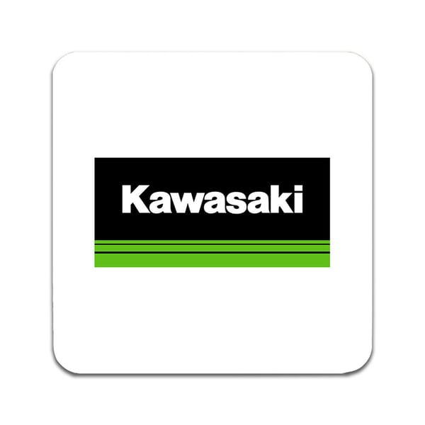 Glassunderlag (2-pakning): Kawasaki, stilrene underlag med unike og livlige motiver