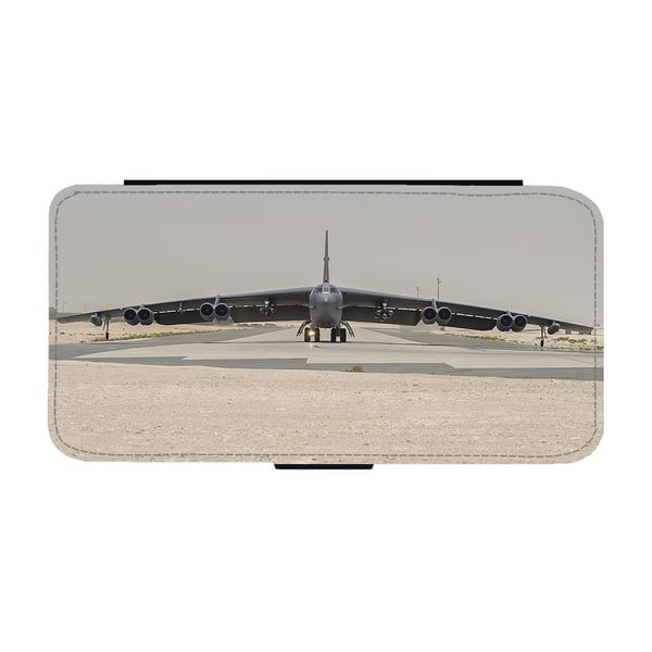 Til Samsung Galaxy S8: Boeing B-52 Stratofortress Bomber, flipdeksel med unikt motiv, mobiletui med stativfunksjon