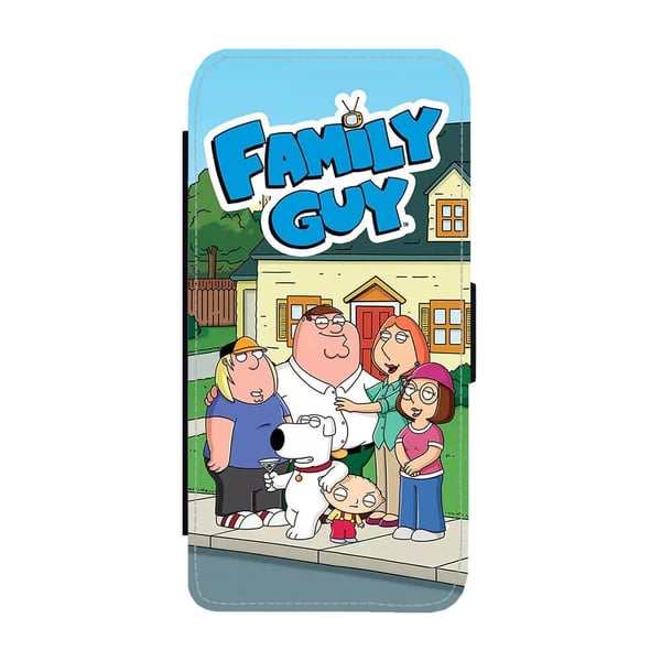 Til Samsung Galaxy S8: Family Guy, flipdeksel med unikt motiv, mobiletui med stativfunksjon