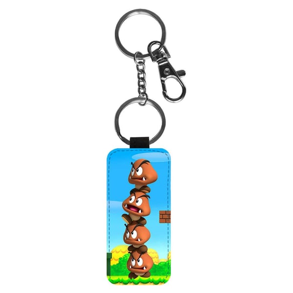 Avaimenperä: Super Mario Goomba, tyylikäs riipus, jossa on eloisa ja uniikki kuvio Avaimenperä: Super Mario Goomba, tyylikäs riipus, jossa on eloisa ja uniikki kuvio