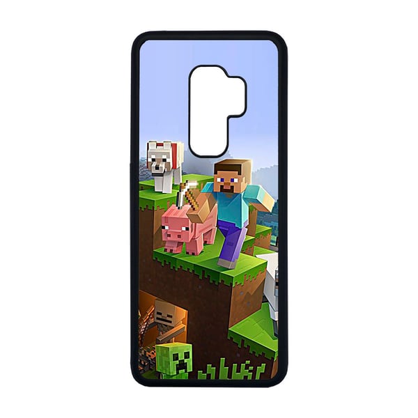 Til Samsung Galaxy S9+: Minecraft, mobildeksel med unikt motiv, beskyttende cover