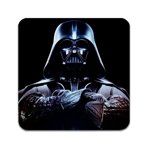 Lasinaluset (2 kpl): Star Wars Darth Vader, tyylikkäät aluset uniikeilla ja eloisilla kuvioilla Lasinaluset (2 kpl): Star Wars Darth Vader, tyylikkäät aluset uniikeilla ja eloisilla kuvioilla