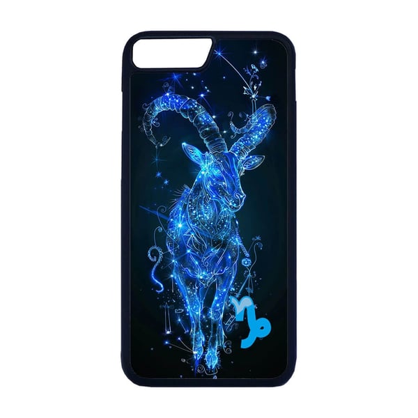 Til iPhone 7 Plus / 8 Plus: Stenbukken i Stjernekredsen, mobilcover med unikt motiv, beskyttende cover