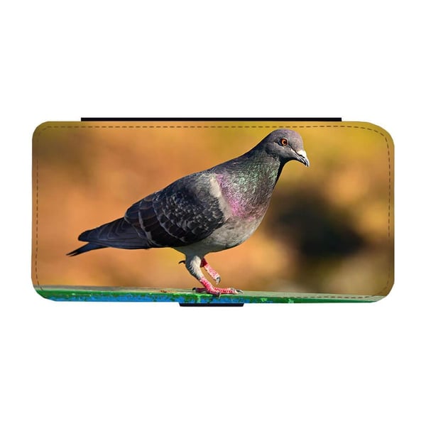 Til Samsung Galaxy S8: Bird Pigeon, flipdeksel med unikt motiv, mobiletui med stativfunksjon