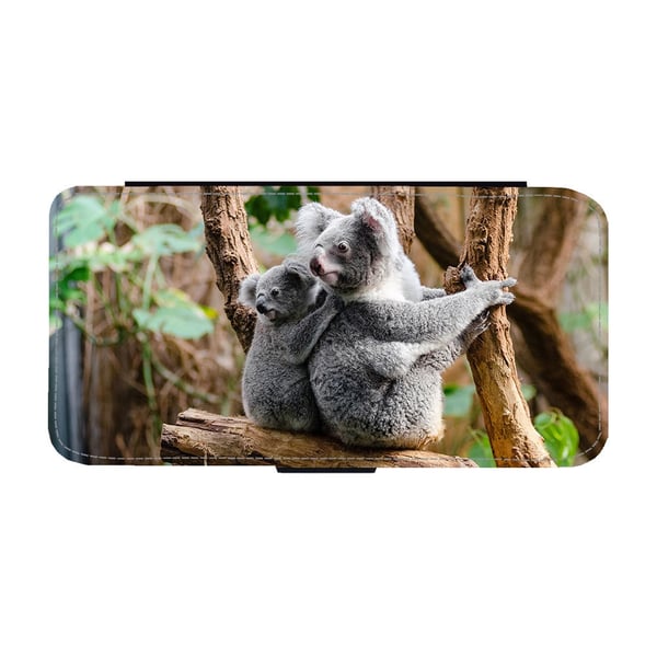 Til Samsung Galaxy S8: Koalas, flipdeksel med unikt motiv, mobiletui med stativfunksjon