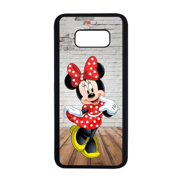 Til Samsung Galaxy S8+: Disney Minnie Mouse, mobildeksel med unikt motiv, beskyttende cover