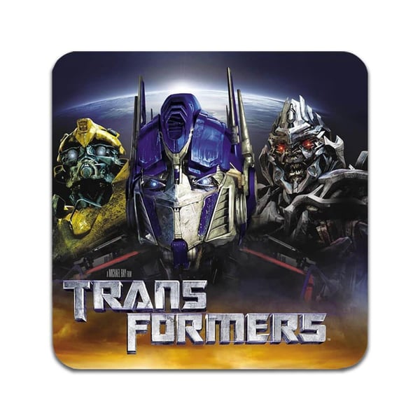 Lasinaluset (2 kpl): Transformers, tyylikkäät aluset uniikeilla ja eloisilla kuvioilla